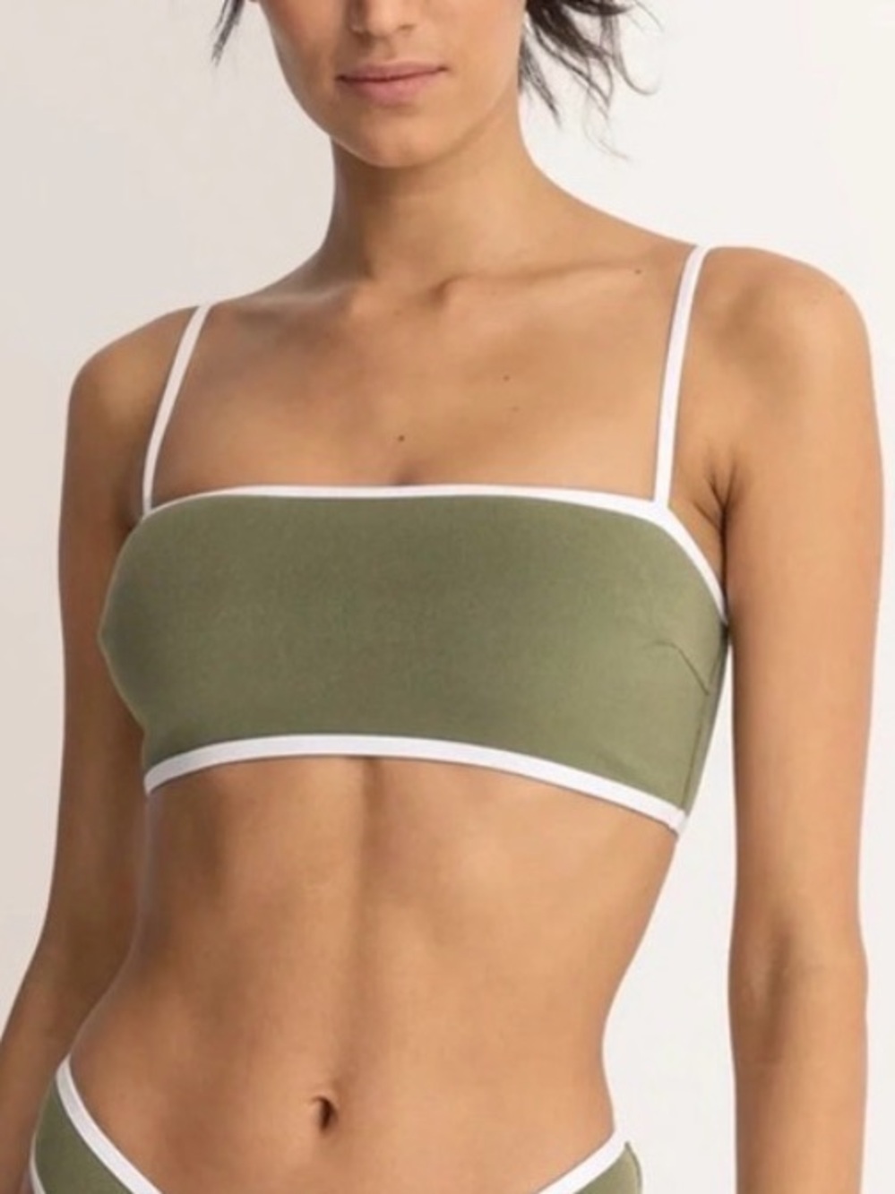 Rhythm. Terry Bandeau Bikini Top